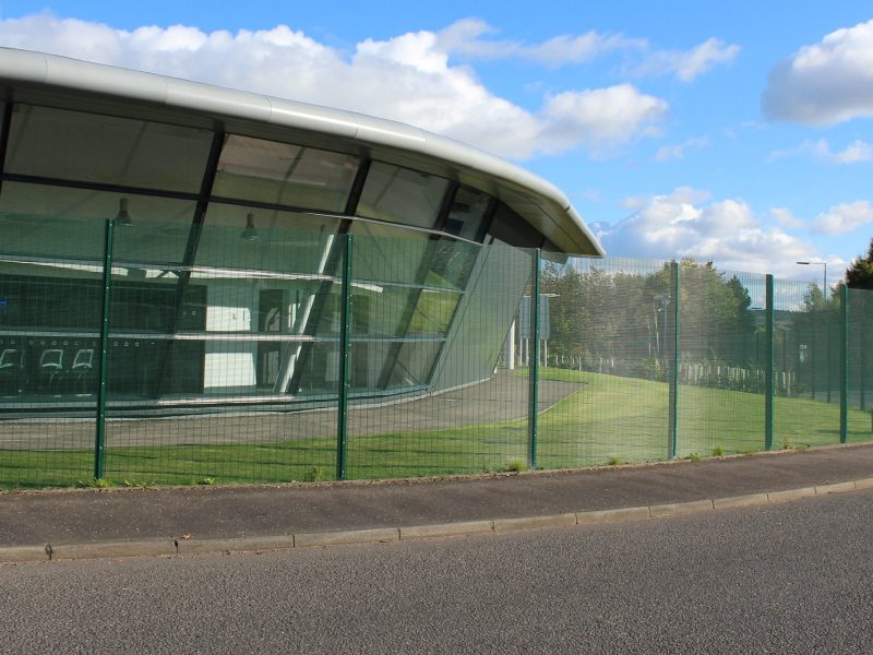 Lochrin 358™ mesh security fencing.