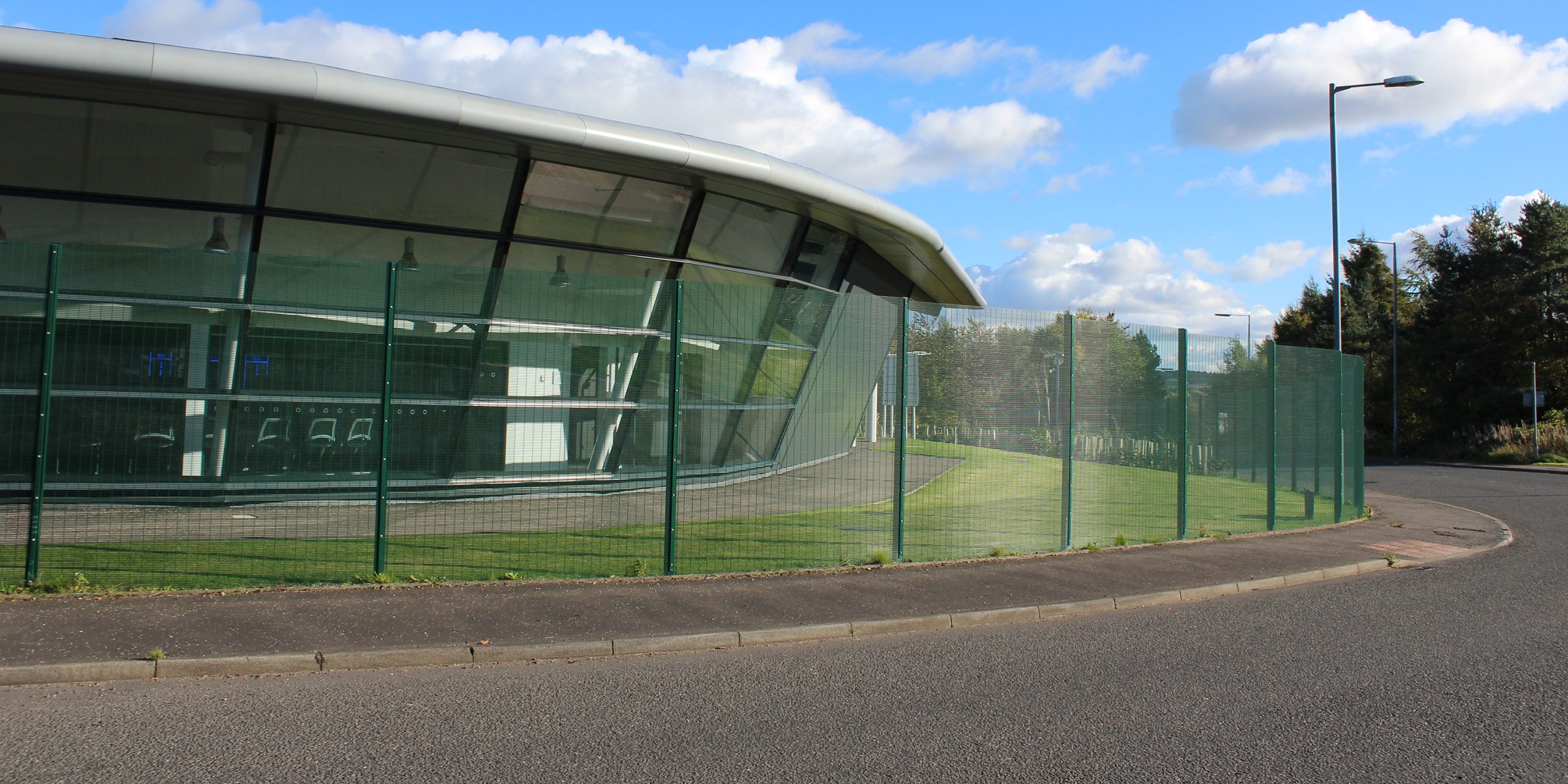 Lochrin 358™ mesh security fencing.