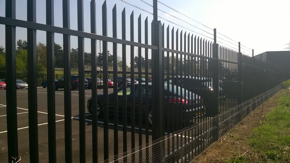 A high security fence made by Lochrin Bain.
