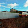 Lochrin Combi CPNI fencing installed alongside a railway.