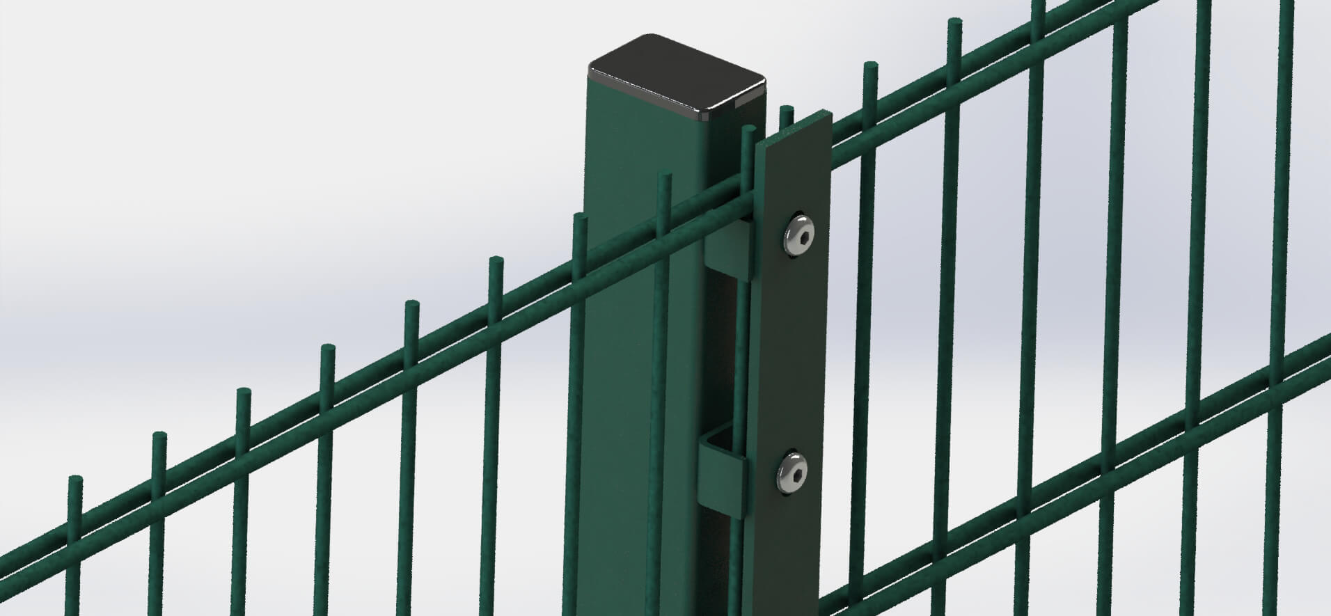 Lochrin FlatGUARD™ SL1 mesh fencing.