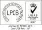The LPCB accreditation logo.